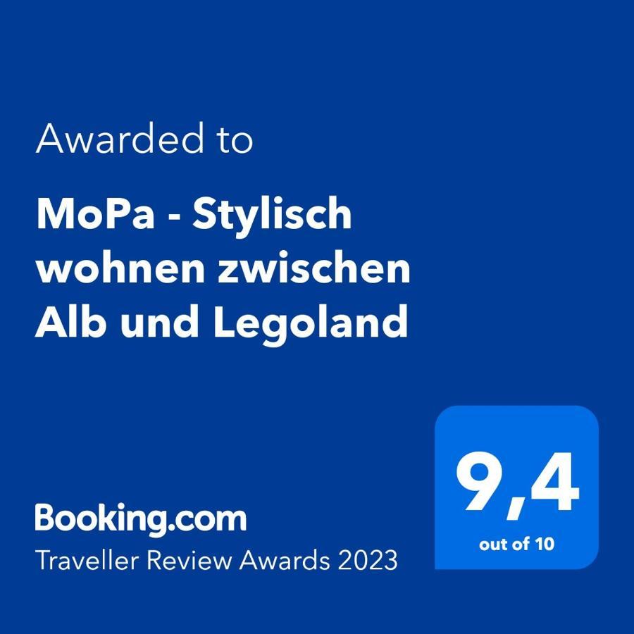 라이프하임 Mopa - Stylisch Wohnen Zwischen Alb Und Legoland 빌라 외부 사진
